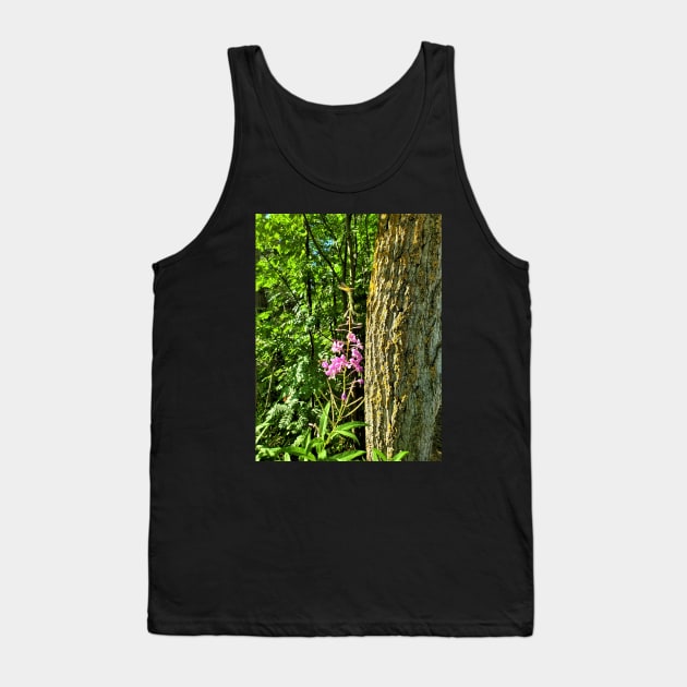 Dragonfly and Fireweed Tank Top by Kyarwon